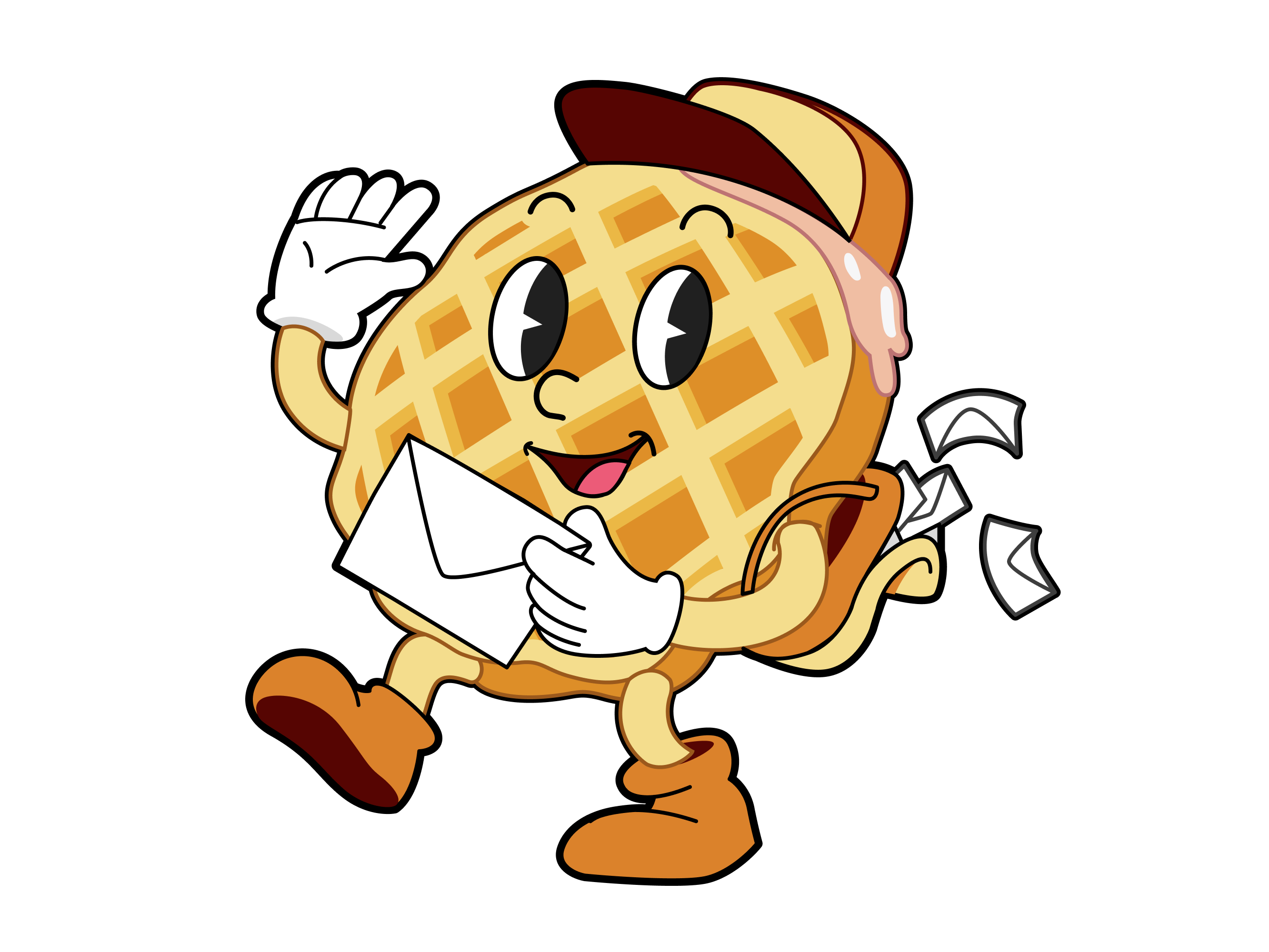 Wafy Mascot Design