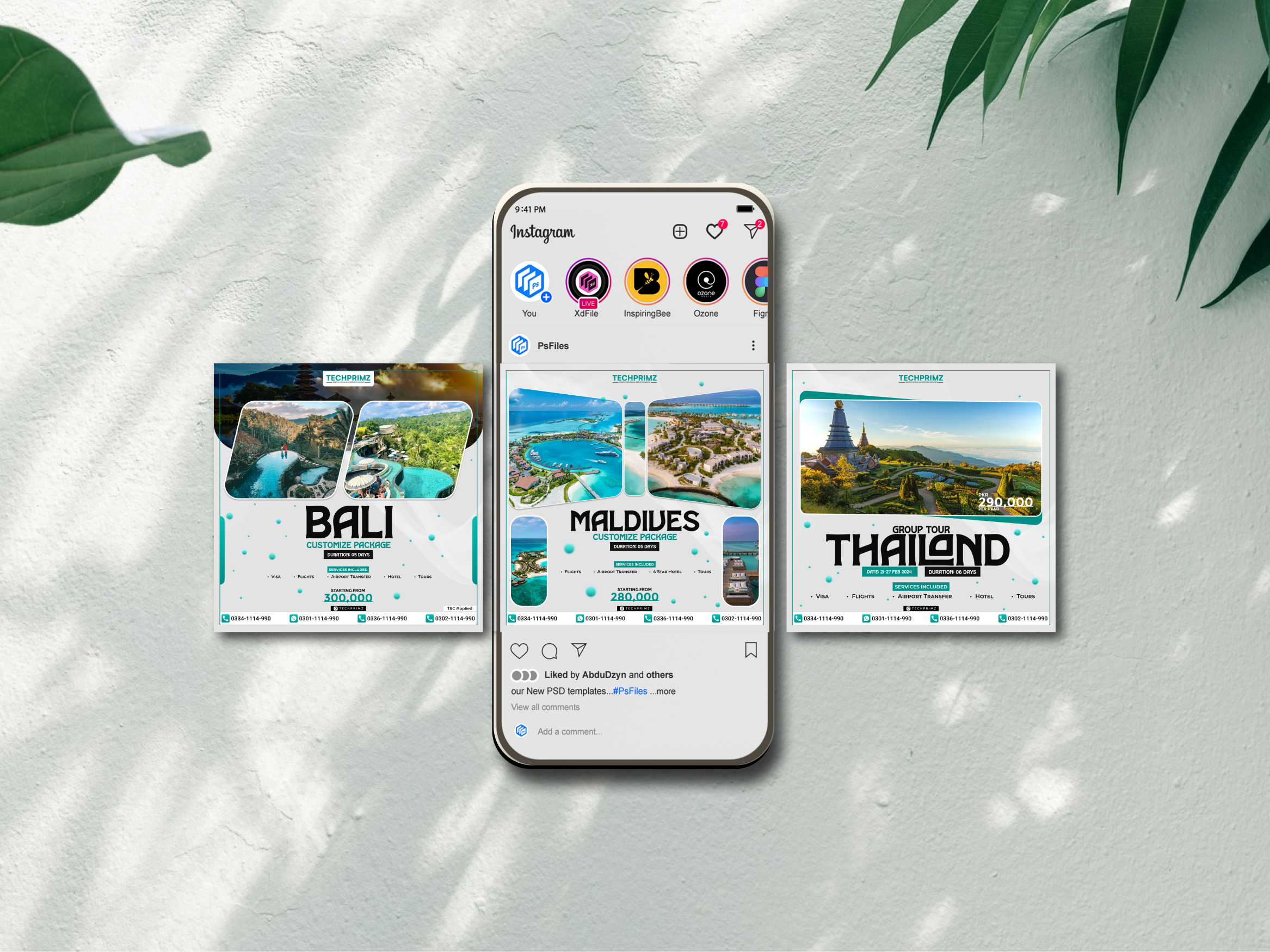 Example of Social Media Post Designs