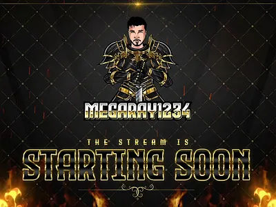 Knights Twitch Overlay Pack gaming logo logo overlays stream overlay twitch