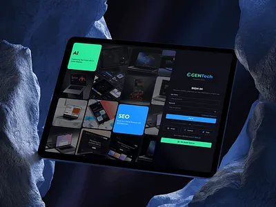 Sign In / Sign Up Page – Web Design Concept 3d animation branding design graphic design illustration logo motion graphics ui vector