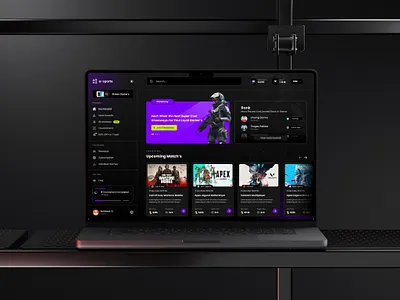 E-Sport Dashboard UI Design apex betting website counter strike esports esports website fortnite game app game website design games gaming 3d design gaming app gaming design gaming page gaming platform gaming site gaming website steam tournaments web3