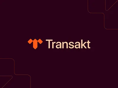 Transakt Logo Visual identity abstract logo ai logo automation logo blockchain logo branding data logo finance logo fintech logo friendly logo growth logo minimal logo modern logo real estate logo saas logo startup logo t logo tech logo trading logo visual identity web3 logo