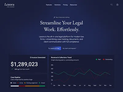 Landing page exploration for Lexora design figma graphic design prototype ui ux web web design