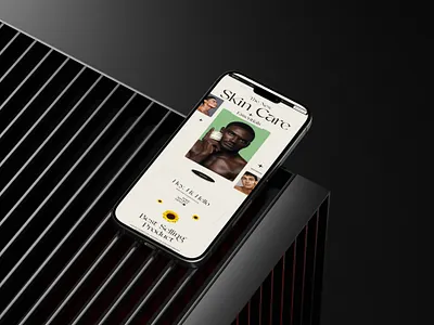 Skincare Mobile App app clean cosmetic fireart health products routine skin ui ux