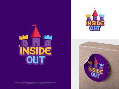 Inside Out | Kids Indoor Playground Logo Design a b c d e f g h i j k l m n baby logo bracelet branding bright logo child colorful creative graphic design illustration kids brand kids logo logo logo design modern logo o p q r s t u v w x y z playful playground sticker toys