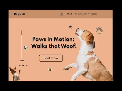 Dog Walker Website Design |Webyking app development web design website design
