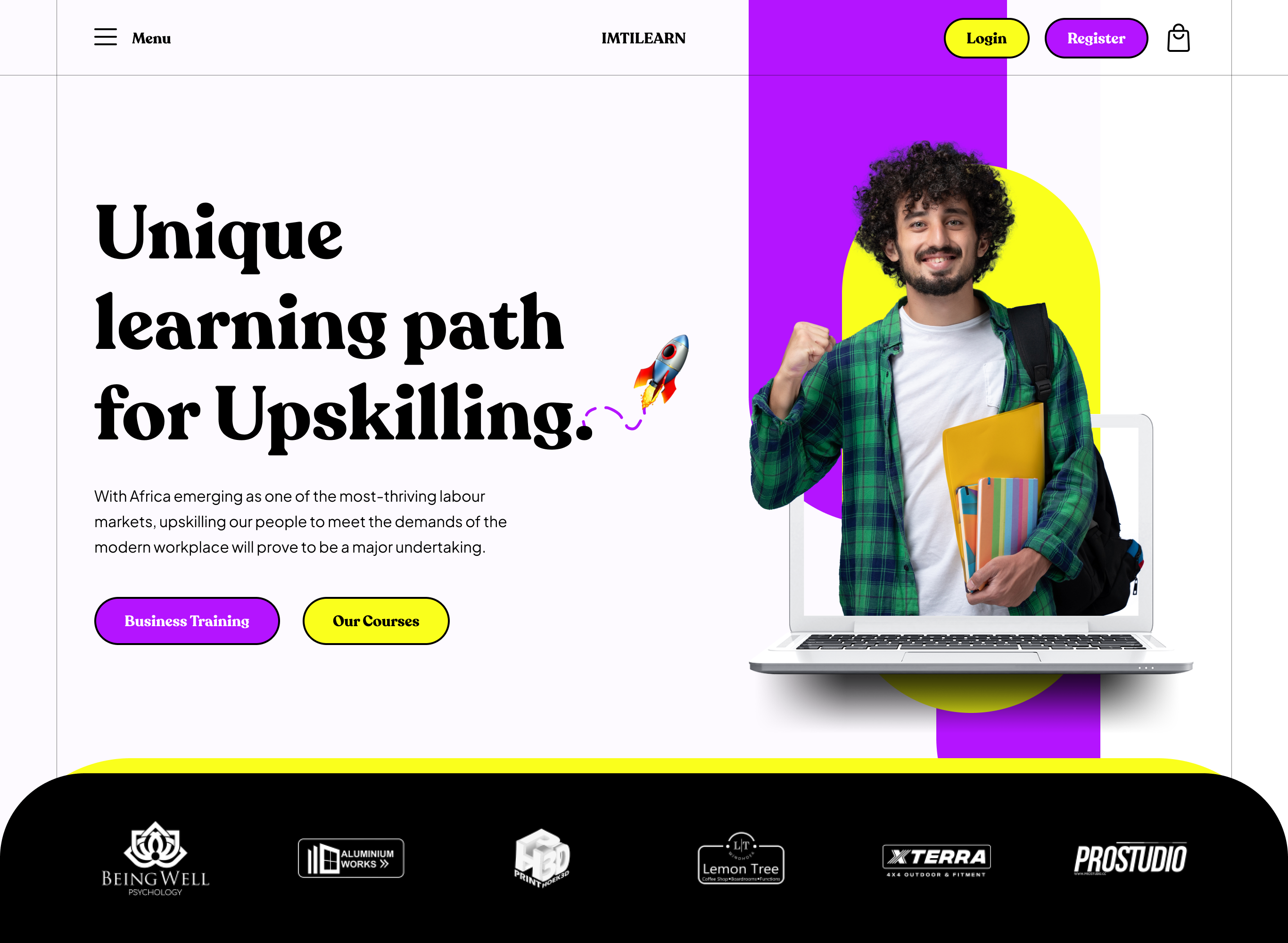 Edtech Landing Page Design By IMTIAZUX🔥 On Dribbble