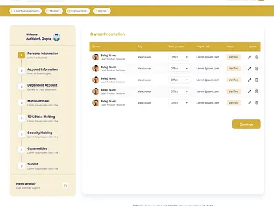 Newel Project Gold colour landing page ui ui design ux ui design website