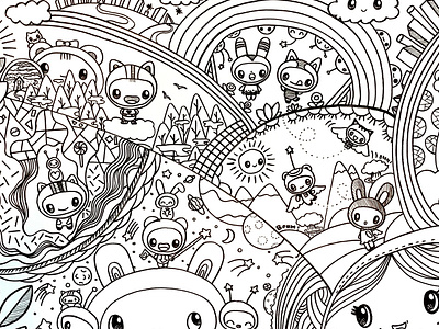 Day 005-365 Going on an Adventure 365 project cute doodle illustration ink kawaii marker