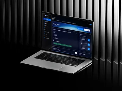 Dashboard UI Design - Dark Blue admin blue dark dashboard dashboarddesign dashboardui figma