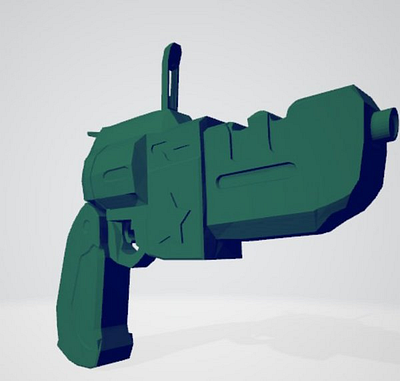 Revolver .stl model by the concept 3d