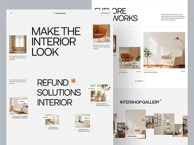 InteriorShop. Interior Design Agency 🏡 arch design architecture interior interior agency interior architecture interior design interior service landing page office design web design website