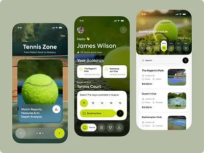Tennis Match Insights & Analysis | Sports Mobile App app app design athlete stats ios live scores match reports mobile mobile app onboarding player stats real time updates responsive layout saas sports sports app ui sports mobile app sports ui tenis app design tennis tennis app