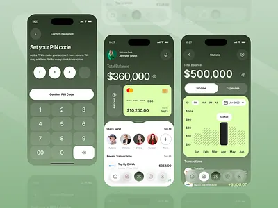 Finance mobile application ui design application banking blockchain clean ui crypto app cryptocurrency design digital wallet exchange finance finance ui fintech mobile app mobile ui modern ui payments ui ui designer ux wallet ui