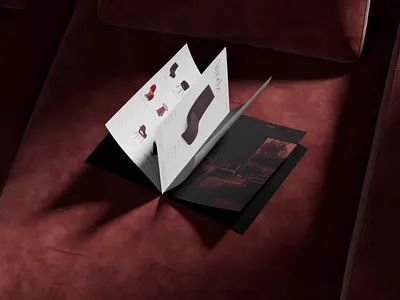 Vitra Furniture Catalog 3d branding catalog graphic minimal motion red