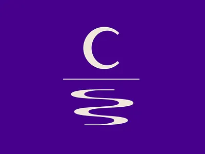 CS Monogram for Sleep Capsules brand branding capsule crescent dream health illustration logo monogram moon night reflection sleep supplement support symbol water