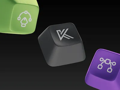 Letter K Logo – Minimal Logo Concept 3d animation branding design graphic design illustration logo motion graphics ui vector