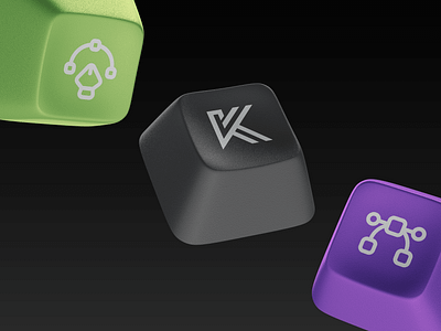 Letter K Logo – Minimal Logo Concept 3d animation branding design graphic design illustration logo motion graphics ui vector