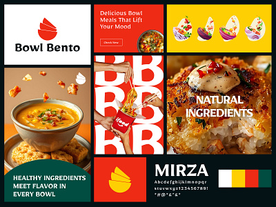 Bowl Bento Restaurant Branding 3d animation app design brand design brand guidelines brand identity brand sign brandidentity branding design graphic design identity illustration logo modern logo techwitpro ui wellness