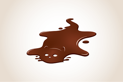 Chocolate Cat animals branding cat chocolate design food graphic design illustration liquid logo sweet vector