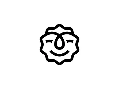 Happy Face brand identity branding face happy head iconic joy laugh life logo mascot mihai dolganiuc design positive smile timeless visual identity wavy