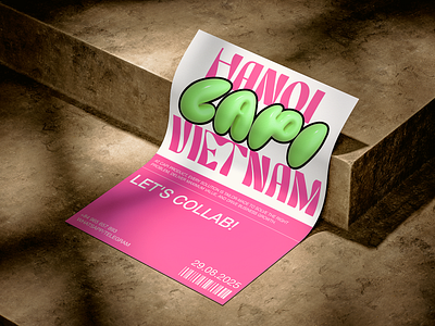 Poster event capi creative event graphic design poster ui uiux