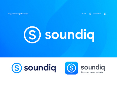 Soundiq Logo Redesign Concept 3d appicon brandidentity branding flatdesign graphic design graphicdesign logo logoconcept modernlogo musicapp vectorlogo