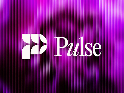 Pulse Logo ai branding geometric logo mark movement serif waves