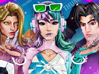 Marvel Rivals Thumbnail Design branding emma frost gaming luna snow marvel rivals streamer thumbnail thumbnail design ui winter soldier youtube youtube gaming youtube thumbnails