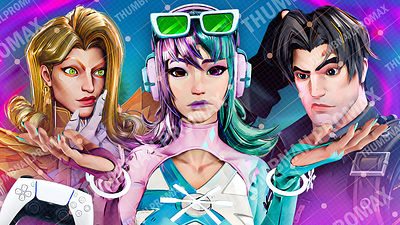 Marvel Rivals Thumbnail Design branding emma frost gaming luna snow marvel rivals streamer thumbnail thumbnail design ui winter soldier youtube youtube gaming youtube thumbnails