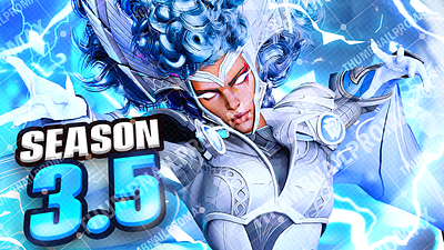 Storm Marvel Rivals Thumbnail advertising banner design branding gaming gaming thumbnail marvel rivals post design storm marvel rivals streamer thumbnail thumbnail design thumbnails twitch youtube youtube streamer youtube thumbnail