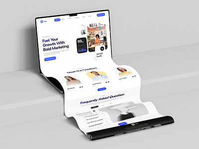 UI Wiki - Triloe Marketing Agency Website Design agency homepage design