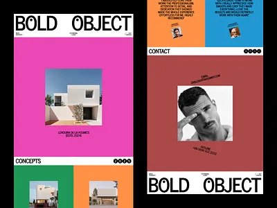 BOLD OBJECT — UI/UX Design for Funky Real-Estate Builder Website bold design brutalism brutalist colorful web corporate editorial website estate funky design landing page design listing modern real estate plot property real estate real estate website realestate realtor trend trendy website waxyweb