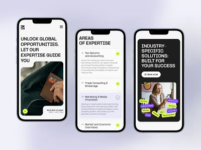 Digital Platform for Global Trade ✸ Fintech corporate cta dashboard features fintech homepage landing page minimalist mobile saas ui ux web app