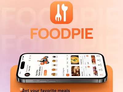 Foodpie-Food Delivery App 🍕 / Full UI/UX Case Study ✨ branding case study creativecommunity daily ui delivery app design designer designinspiration figma followers following food app interface mobile app design product design recipes saas typography ui ui ux design