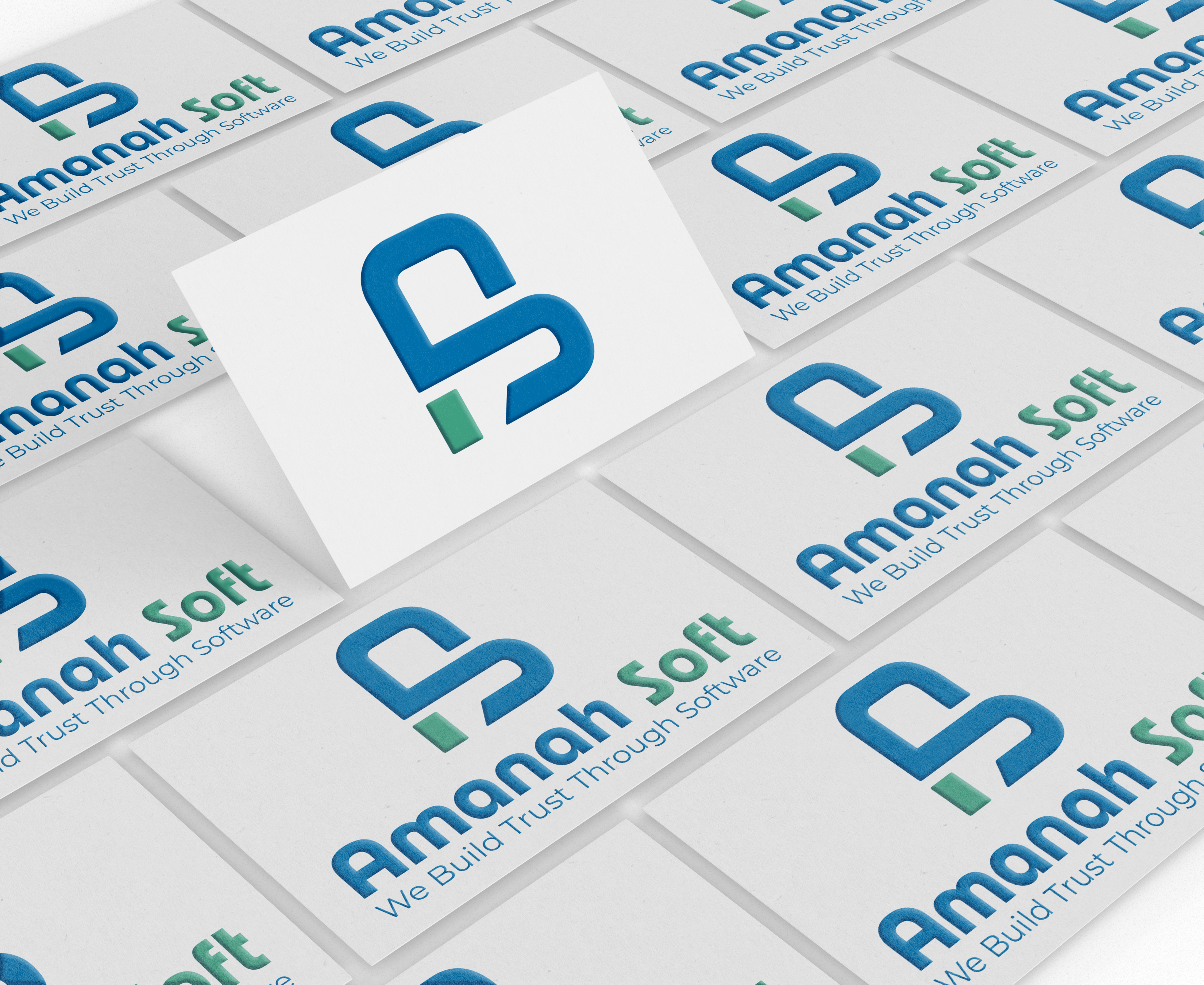 Amanah Soft | software industry logo brand identity design brand logo branding design erp graphic design logo logos minimal modern professional reliability saas trust