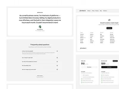 Web sections — Untitled UI pricing pricing cards pricing page saas web design website