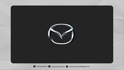 Car Selling Brand | Landing Page | Mazda automobile website car dealership car rental car selling car selling website car services website car website ecommerce innovative car brand landing page luxury car website navbar website animation website design