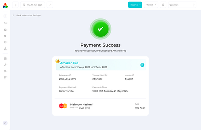 Payment Success Page | Subscription Success payment payment invoice payment screen payment success payment success form payment success invoice payment success ui payment ui subscription subscription invoice subscription success