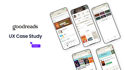 UX Case Study - Goodreads app case study design figma goodreads product design research ui user persona ux ux case study ux research wireframe