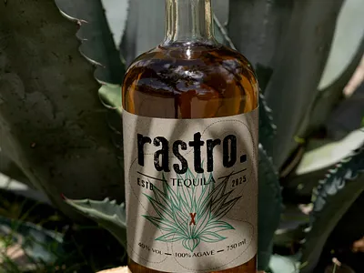 Rastro Tequila branding creative direction creative lead design graphic design logo social media