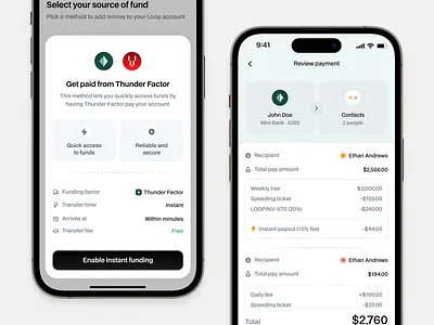 Fintech Screens design finance fintech money