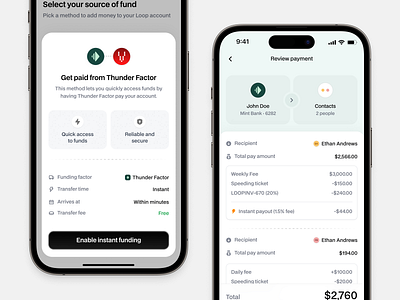 Fintech Screens design finance fintech money