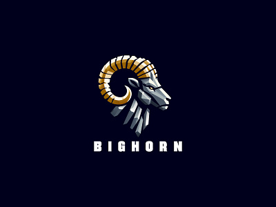 Bighorn Logo bighorn bighorn logo brand branding goat goat logo gold ice logo logo design logo designs logo mark markhor markhor logo mountains moutain goat rams red