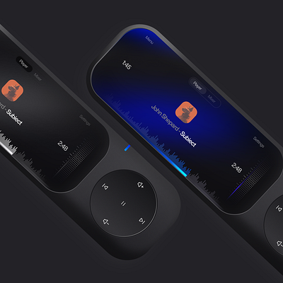 Audio Widget Interface P2 application audio figma illustration interface plugin ui ux widget
