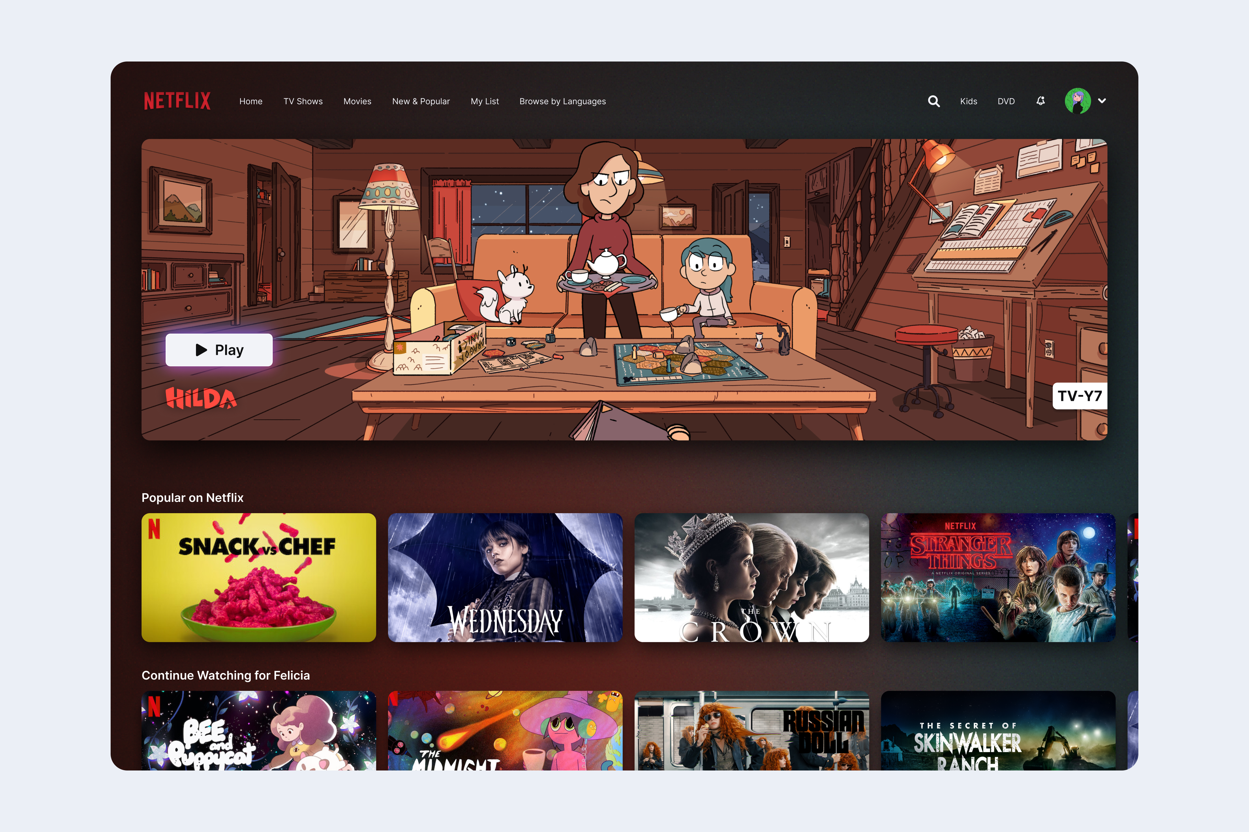 Netflix Redesign app design branding design figma illustration logo netflix product design streaming ui ux vector web design