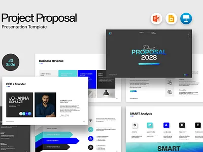 Project Proposal Presentation Template ai annual report brand proposal business plan business proposal corporate digital template google slide graphic design keynote minimal pitch deck portfolio powerpoint template presentation project proposal proposal social media template uxui