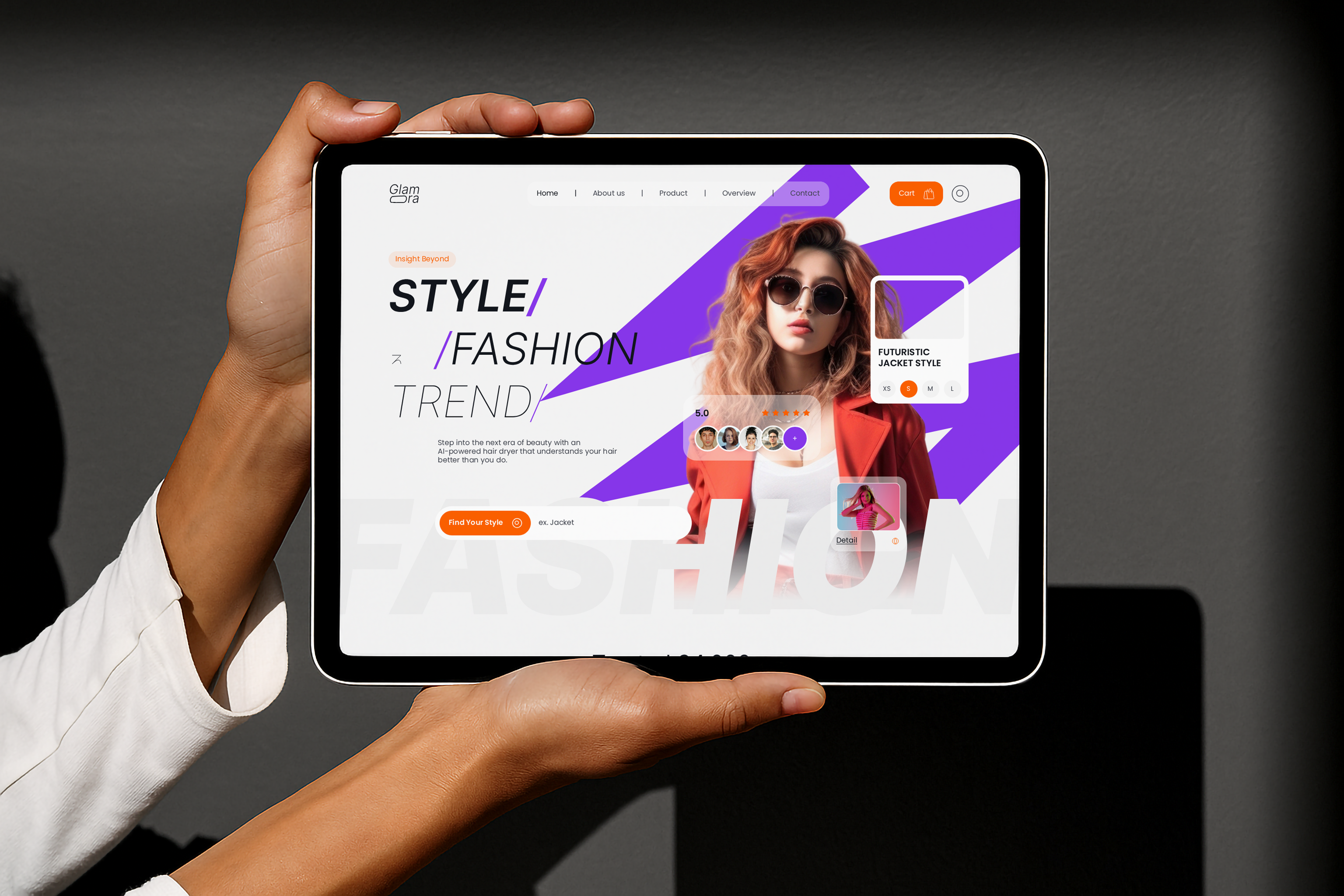 StyleTrend – Fashion Website UI/UX Design branding design dribbble fashion fashion website figma figma design landing page landing page design ui ui design uiux user experience user interface ux ux design web web design website website design