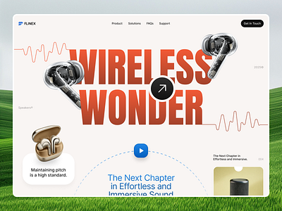 Flinex - Website Design creative website design device device website landing page modern website tech website technology website ui uiux ux web design web design agency website website design wireless wonder