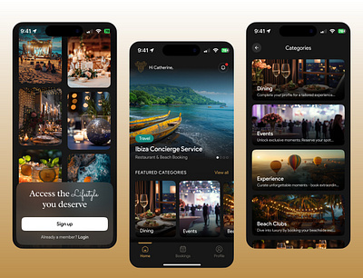 Services Booking branding interaction design ui ux visual design